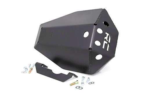 Rough Country M200 Rear Diff Skid Plate fits 18-20 Wrangler JL 10624 LARGE