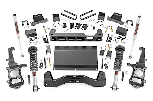 Rough Country 6 In Lift Kit M1 Struts/M1 for Ford F-150 4WD 2021-2022 58740 LARGE