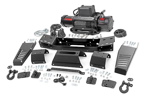 Rough Country Hidden Mount & Winch 12000S for Toyota Tundra 4WD 22-23 72004 LARGE
