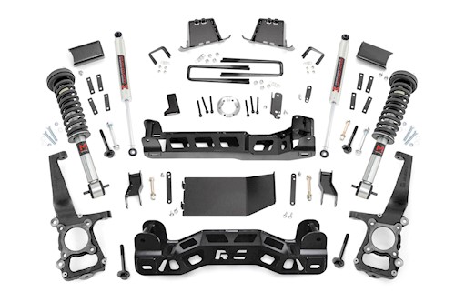 Rough Country 6 In Lift Kit M1 Struts/M1 for Ford F-150 4WD 2014 57540 LARGE
