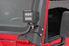 Rough Country Lower A-Pillar Light Mounts for Jeep Wrangler TJ 97-06 (NO Lights) THUMBNAIL