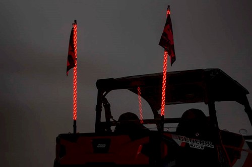 Rough Country Multi-Function UTV LED Whip Lights w/ Remote Control 93004 LARGE