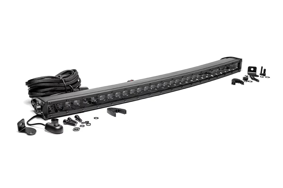 30" Curved CREE LED Light Bar - Single Row Black Series THUMBNAIL