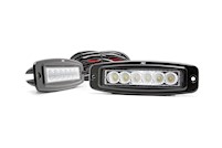 Rough Country Chrome Series LED Light Pair 6 Inch Flush Mount -70916 MAIN