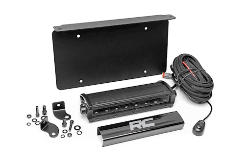 Rough Country Universal 8in LED License Plate Kit | Black Series 70183 LARGE