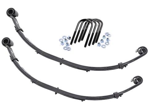 Rough Country Rear Leaf Springs 4" Lift Pair For Jeep CJ 7 4WD 1982-1986 8020Kit LARGE