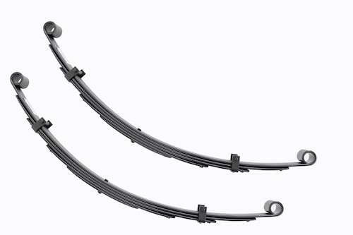 Rough Country Front Leaf Springs 4" Lift Pair For Toyota Land Cruiser FJ40 64-80 LARGE