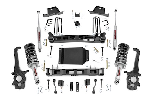 Rough Country 6in For Nissan Suspension Lift Kit | Lifted N3 Struts 04-15 Titan LARGE