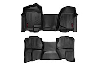 Rough Country GM HD Floor Mats 07-13 Silv/Sierra|07-14 HD|Ext. Cab|Bench Seat MAIN