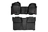 Rough Country GM HD Floor Mats 07-13 Silv/Sierra|07-14 HD|Crew Cab|Bench Seat THUMBNAIL