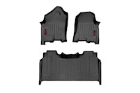 Rough Country Floor Mats | FR & RR | RR Storage| Crew | Ram 1500 2WD/4WD (19-23) MAIN