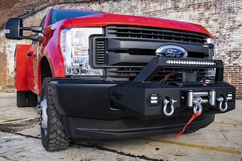 Rough Country EXO Winch Mount System 17-20 for Ford F-250 / F-350 51004 LARGE