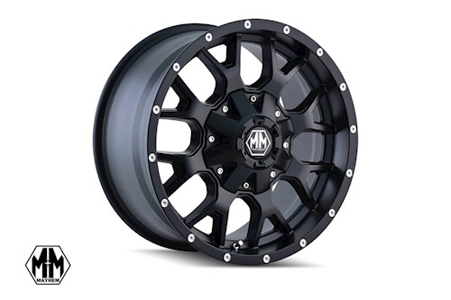 Rough Country Mayhem Warrior Wheel | 17x9 | 6x135 | 6x5.5 | +18mm 8015-7937MB18 LARGE