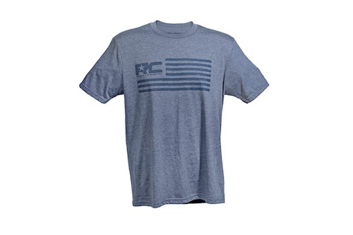 Rough Country T-Shirt American Flag Blue 2XL LARGE