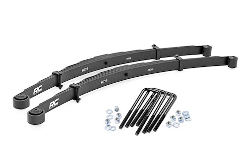 Rough Country Rear Leaf Springs 3.5" Lift Pair For Toyota Tacoma 05-22 8075Kit LARGE
