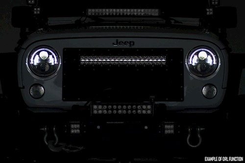 Rough Country 40" Curved Cree LED Light Bar Dual 36000 Lumens Black Series w/DRL LARGE