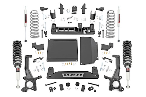 Rough Country 6 Inch Lift Kit M1 Strut Rear Coil for Toyota Tundra 4WD 2022-2023 LARGE