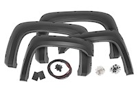 Rough Country Fender Flares Chevy Silverado 1500 07-13 6'6" and 8 Ft Bed White MAIN