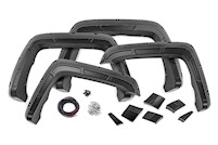 Rough Country Fender Flares Black GMC Sierra 1500 14-18 /2500 15-19 A-G11611-GBA MAIN