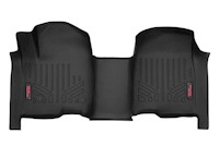 Rough Country HD Floor Mats [F]-19-20 Chevy Silv/GMC Sierra Crew Cab|Bench Seats MAIN