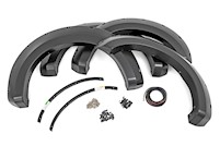 Rough Country Pocket Fender Flares Black For Ford SuperDuty 17-22 MAIN