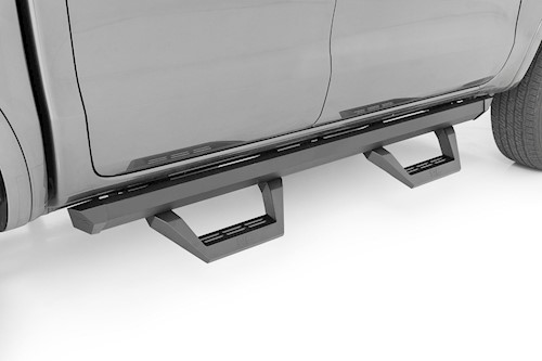 Rough Country SRX2 Adjustable Aluminum Steps for Ford Ranger 2019-2022 LARGE