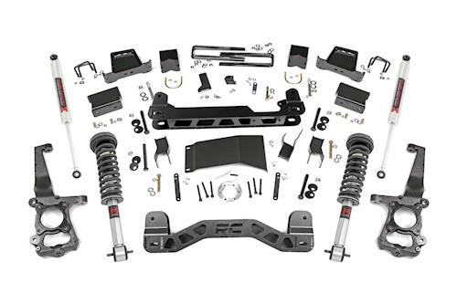 Rough Country 6 In Lift Kit M1 Struts/M1 for Ford F-150 4WD 2015-2020 55740 LARGE