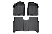 Rough Country Heavy Duty Floor Mats Front/Rear 04-15 For Nissan Titan|Crew Cab MAIN