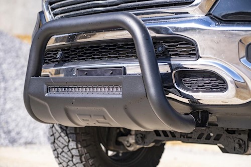 Rough Country for Dodge 09-18 Ram 1500 Bull Bar w/LED Light Bar Black B-D4091 LARGE