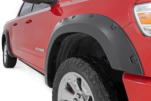 Rough Country Pocket Fender Flares for Ram 1500 2WD/4WD 2019-2023 F-D10914A LARGE