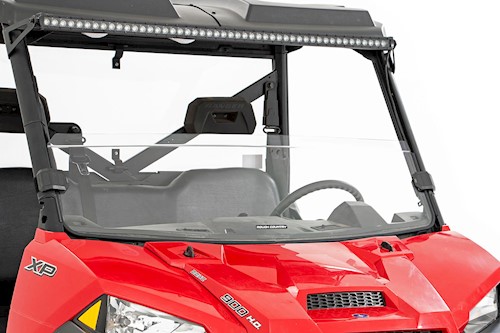 Rough Country Half Windshield For Polaris Ranger XP 1000/Crew 17-22 98132011A LARGE