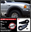 Fat Bob's Garage, Ready Lift Part #66-2020, Ford Ranger 2.25" Leveling Lift Kit 4WD 1998-2011 THUMBNAIL