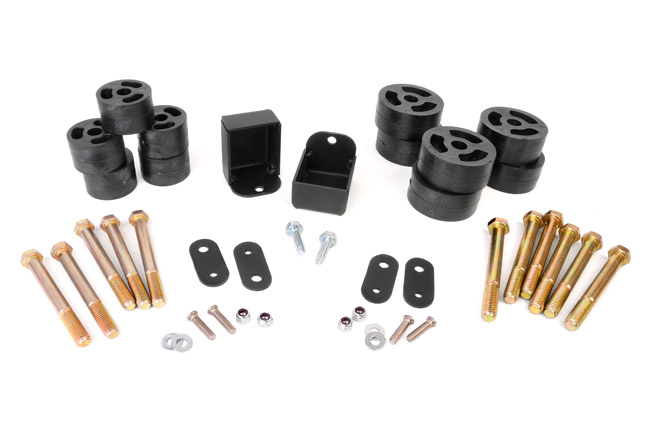 Fat Bob's Garage, Rough Country Part #608, Jeep YJ Wrangler 1.25" Body Lift 1987-1995 LARGE