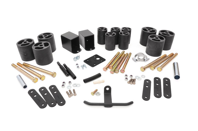 Fat Bob's Garage, Rough Country Part #611, Jeep YJ Wrangler 3" Body Lift Kit 1987-1995 LARGE
