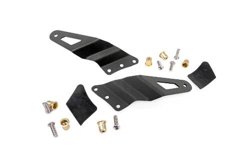 Fat Bob's Garage, Rough Country part #70539, Chevrolet/GMC 54" Curved LED Light Bar Upper Windshield Mounts 1999-2007 MAIN