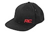 Rough Country Hat Flat Bill Red Logo Black THUMBNAIL