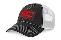 Rough Country Hat White Mesh Rough Country Patch Black/Red MAIN