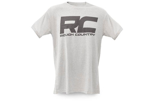 Rough Country T-Shirt Logo Grey LG LARGE