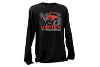 Rough Country T-Shirt Long Sleeve Vertex Black SM MAIN