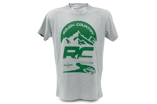 Rough Country T-Shirt RC Mountains Gray XL -84093XL LARGE