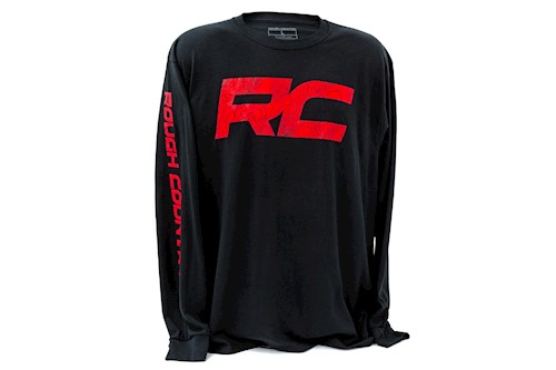 Rough Country Rough Country Long Sleeve RC Tread Sleeve BlackMD 84099MD LARGE