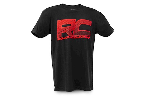 Rough Country T-Shirt Pattern Black LG LARGE