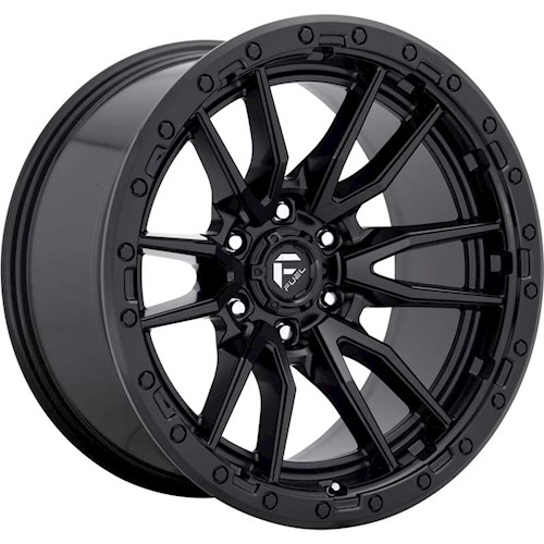 Rough Country Fuel Rebel Wheel | Matte Black | 20x9 | 6x5.5 |+1mm D67920908450 LARGE