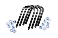 Rough Country 5/8-inch Round U-bolts 2.75 x 7.50 Set of 4 -7610 MAIN
