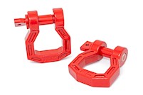 Rough Country D-Ring Forged Pair Red -RS119 MAIN