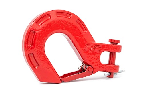 Rough Country Winch Hook Forged Red -RS129 LARGE