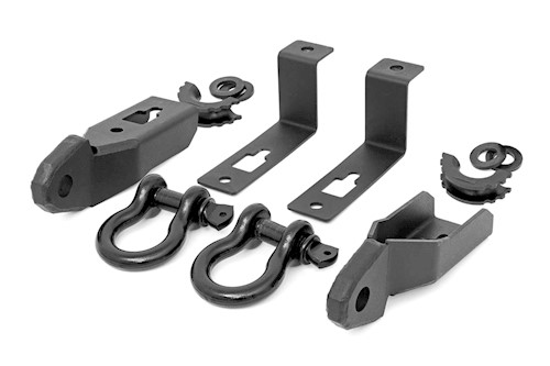Rough Country for Ford Tow Hook to Shackle Kit-Mounts D-Rings 19-20 Ranger RS152 LARGE