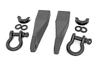 Rough Country GMC Tow Hook to Shackle kit w/D-Rings Rubber Isolators 20 2500 HD MAIN