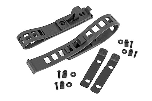 Rough Country Rubber Molle Panel Clamp Kit Universal 1/2"- 4 1/2" 2-Clamps 99072 LARGE