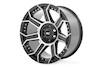 Rough Country 89 Series Wheel One-Piece Black Machined Gun Metal 20x9 6x5.5 +18 THUMBNAIL